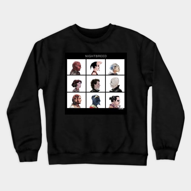 Nightbreed Crewneck Sweatshirt by spacelord